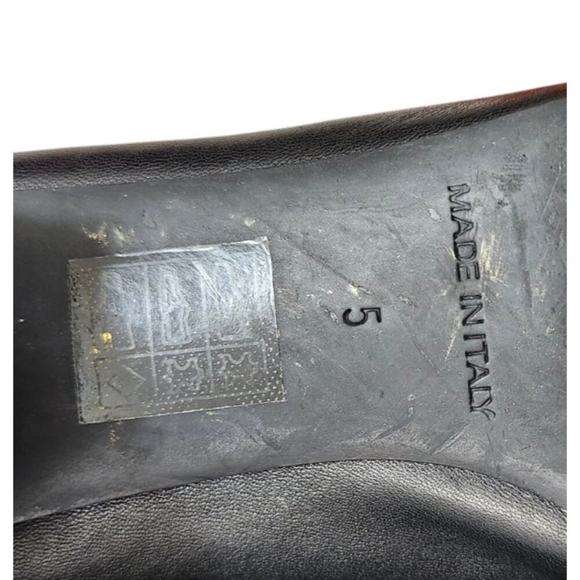 EVERLANE WOMENS SHOES Size 5 Black ALL LEATHER MADE IN ITALY - Picture 9 of 11